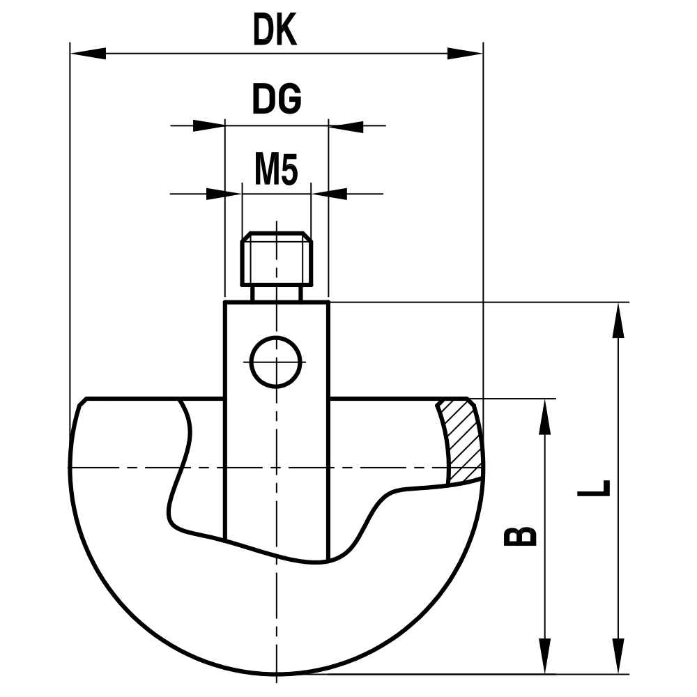 Drawing of product HK M5 220 10 020