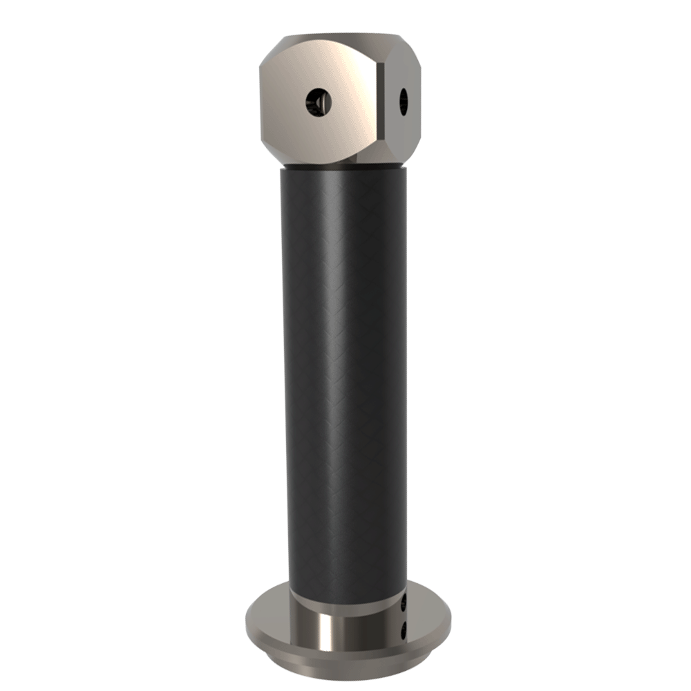 Extensions; base: titanium; stem: carbon fiber