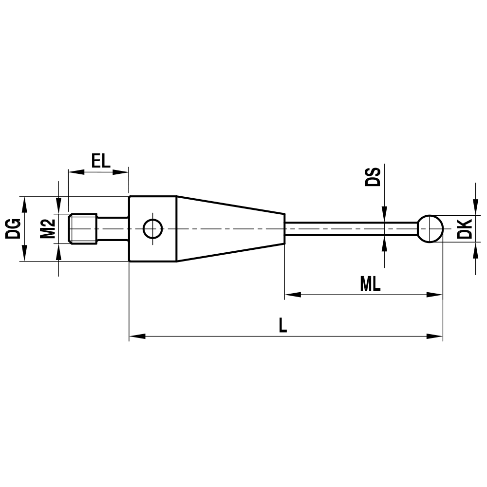 Drawing of product TH M2 010 03 009