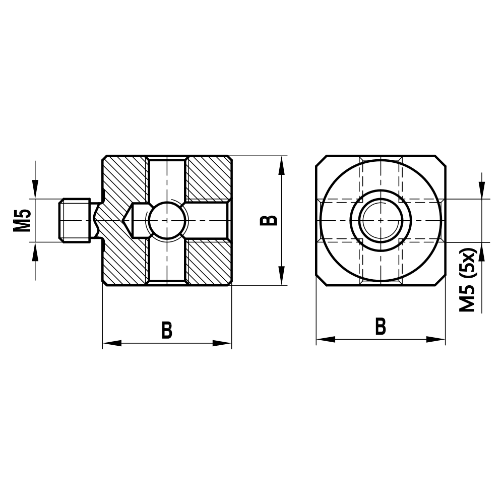 Drawing of product WA M5 000 15 000
