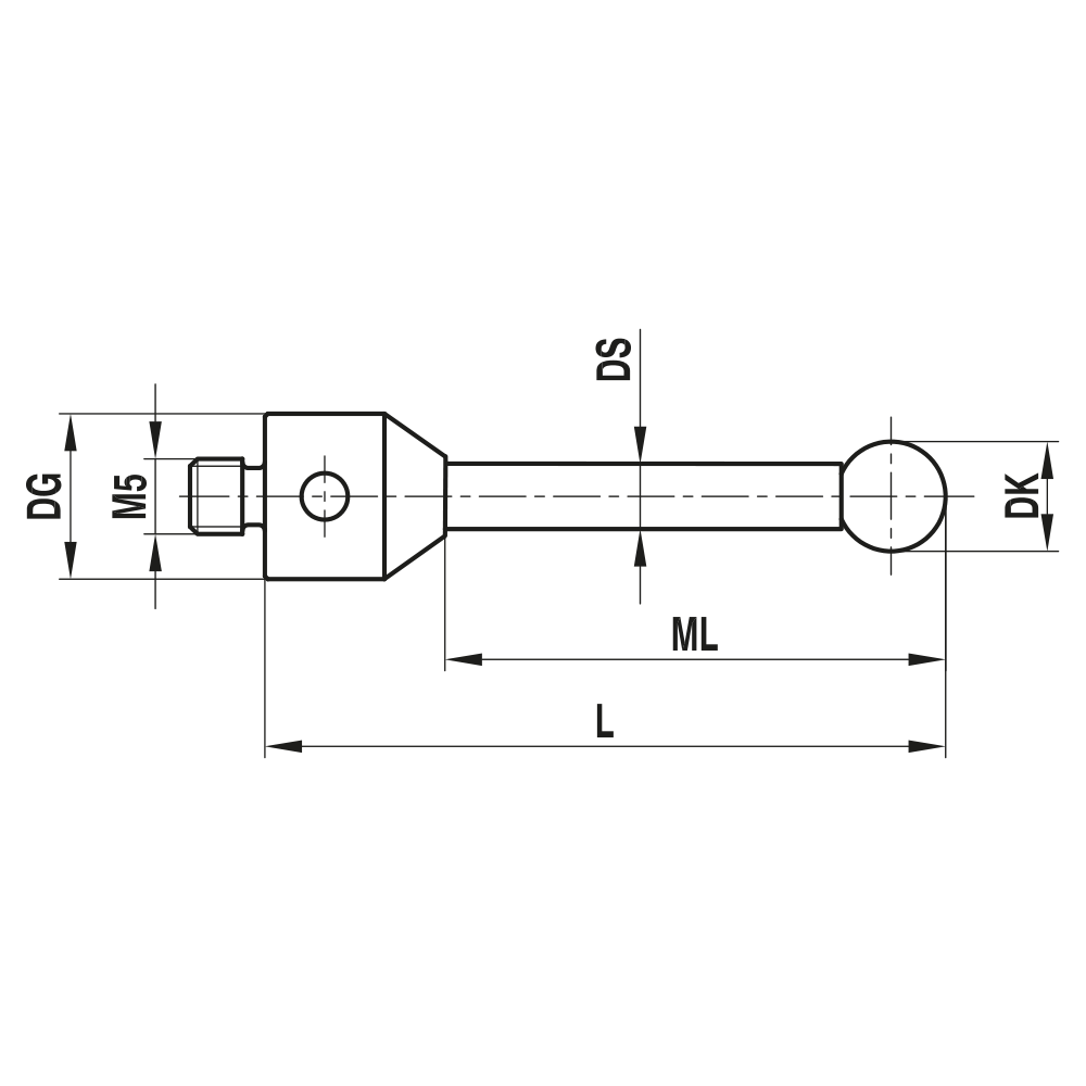 Drawing of product TH M5 030 11 033
