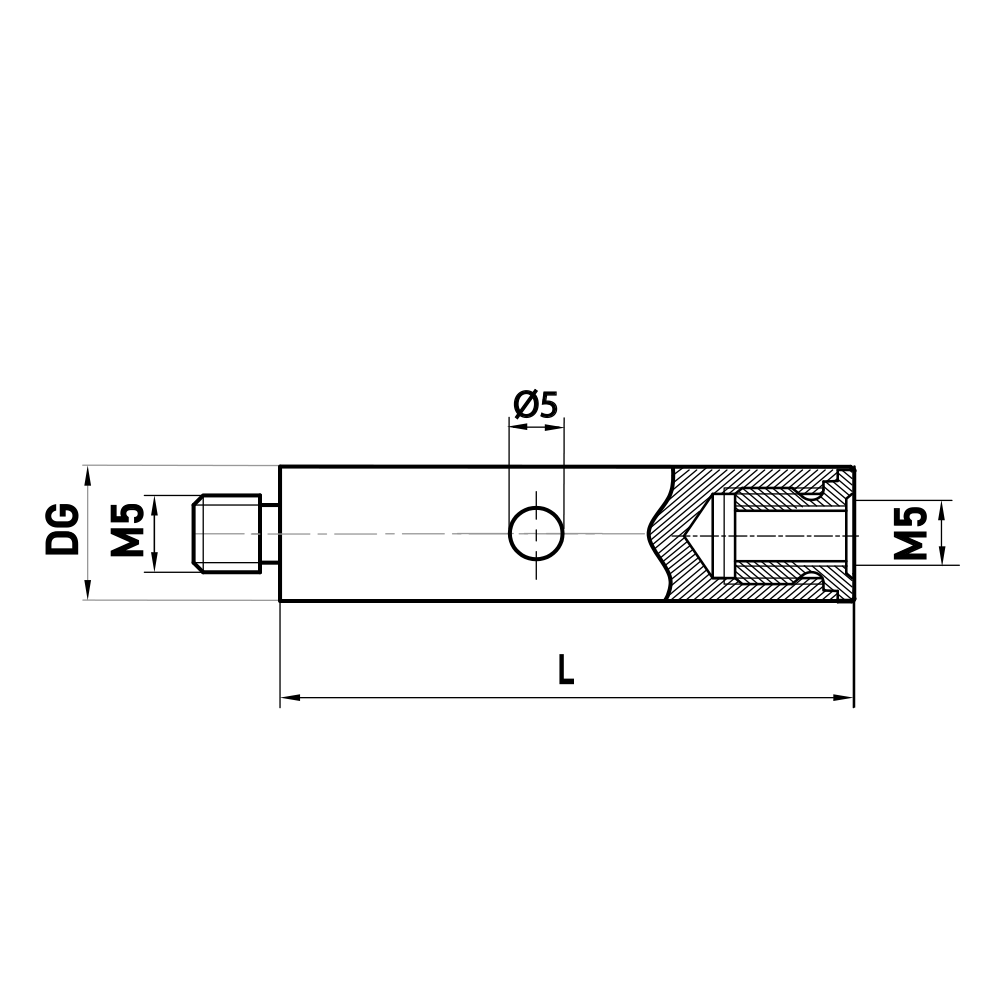 Drawing of product VA M5 000 20 040