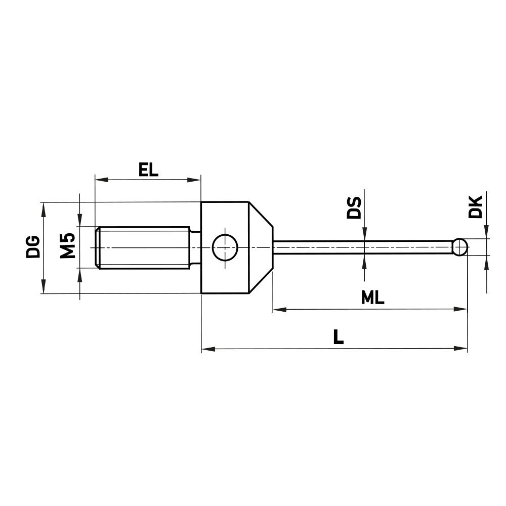 Drawing of product LH M5 030 11 025