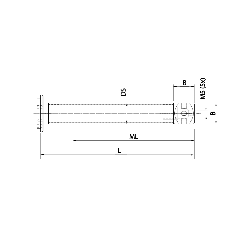 Drawing of product TV M5 018 15 100
