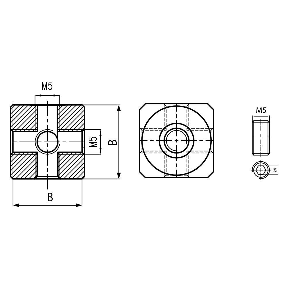 Drawing of product WT M5 000 15 000 OZ