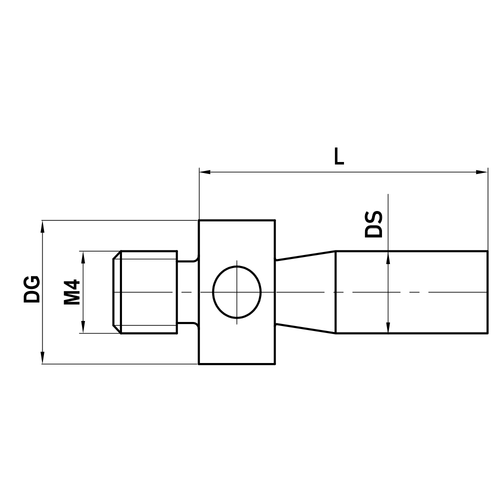 Drawing of product BI M4 000 R7 016